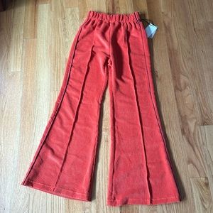 NWT BDG Urban Outfitters Velour high waisted pull-on track pant